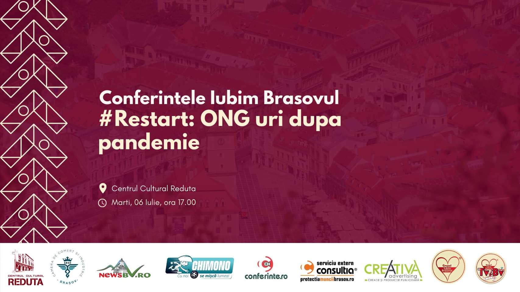 #Restart după pandemie: Iubim Brașovul invită ONG-urile la dialog, în cadrul celei de-a doua editie a Conferințelor sale!