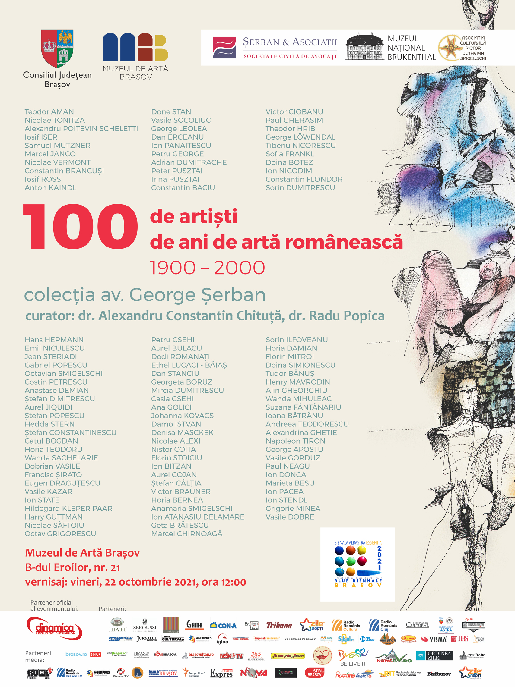 100 de ani de grafică românească la Muzeul de Artă Brașov