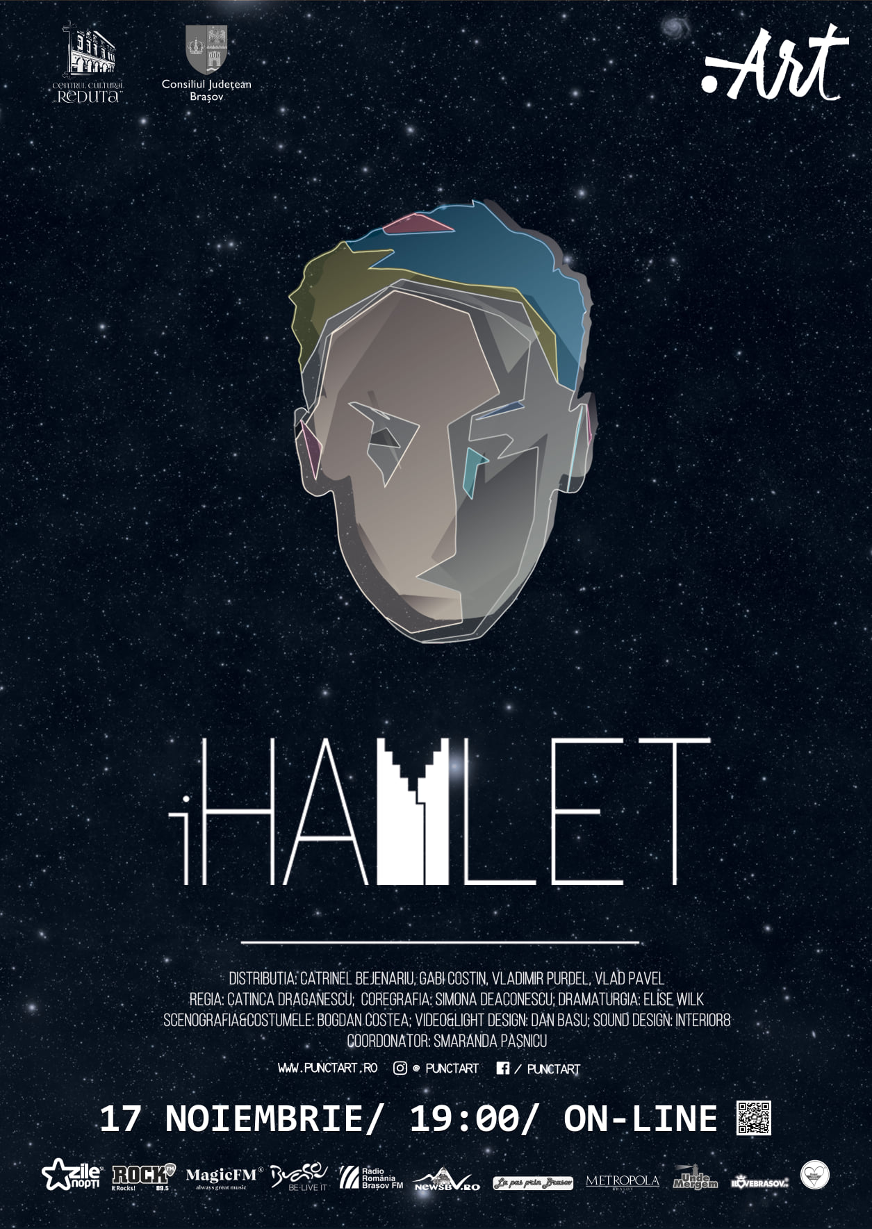 iHamlet o incursiune multimedia în universul unui Hamlet adolescent la Centrul Cultural Reduta