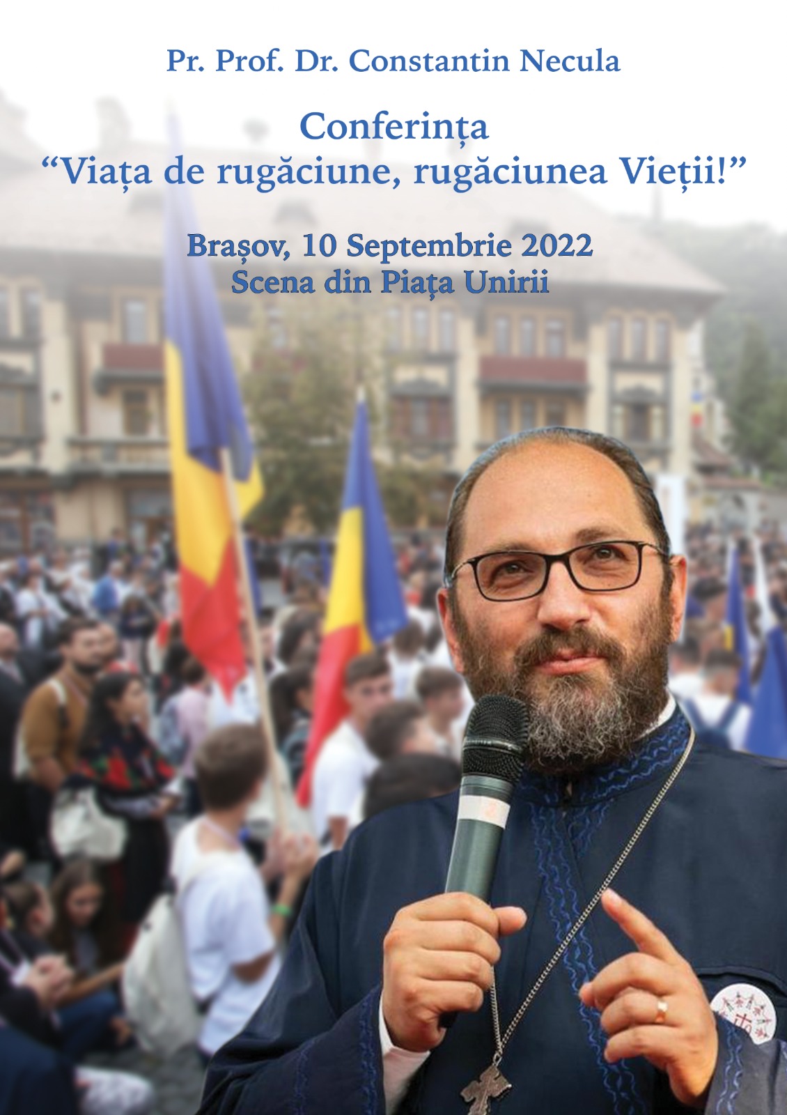 Părintele Constantin Necula va conferenția în cadrul evenimentului ITO Brașov 2022