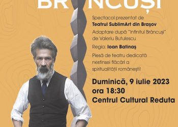 Spectacol de teatru NESFÂRŞITUL BRÂNCUŞI la Centrul Cultural Reduta 4 Spectacol de teatru NESFÂRŞITUL BRÂNCUŞI la Centrul Cultural Reduta
