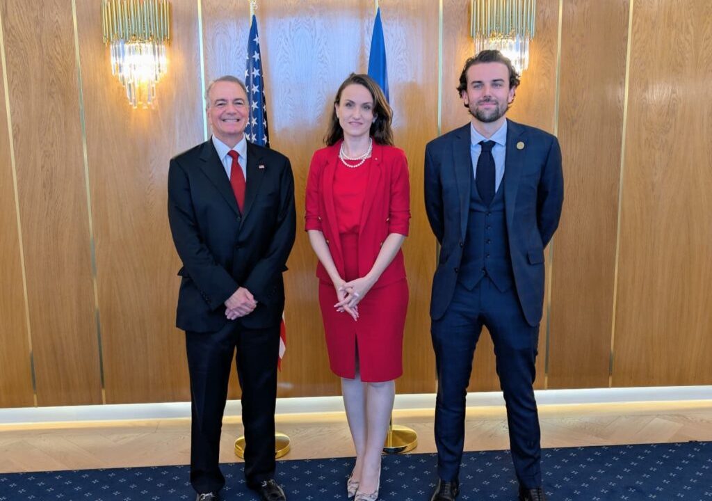 Întrevederea ministrului afacerilor externe, Oana Țoiu, cu directorul pentru investiții al Development Finance Corporation SUA și ambasadorul SUA în România
