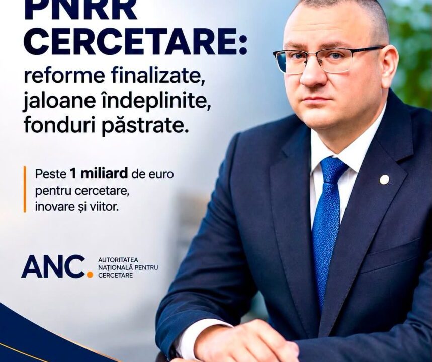România îndeplinește toate jaloanele PNRR din cercetare. Legea digitalizării cercetării, adoptată de Parlament