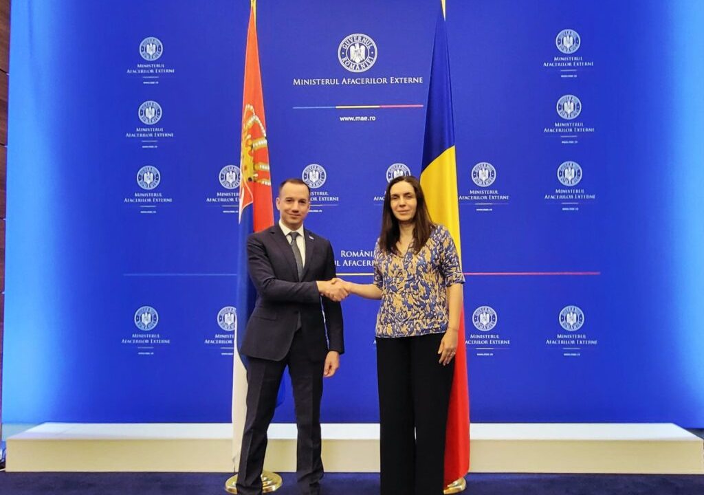 Consultările secretarului de stat Clara Staicu cu secretarul de stat în Ministerul Afacerilor Externe al Republicii Serbia, Damjan Jović