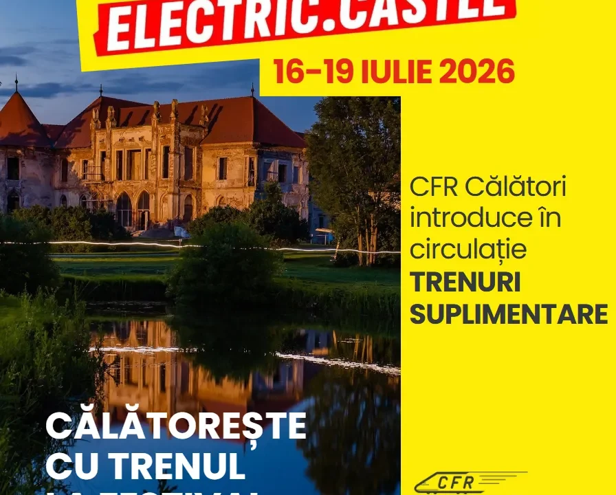 CFR Călători a introdus trenuri Regio suplimentare între Cluj-Napoca, Bonțida și Dej pe durata Festivalului Electric Castle
