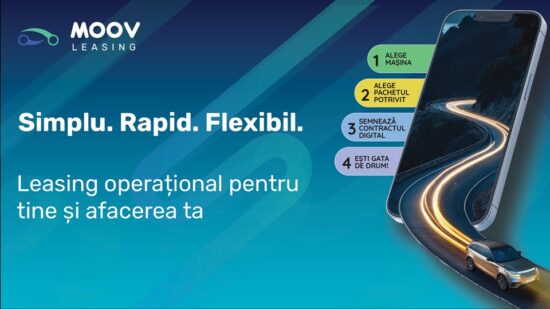 Exim Banca Românească, parte a consorțiului de bănci care finanțează dezvoltarea MOOV Leasing  și extinderea leasingului operațional în România