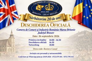 Districtul Camerei de Comerț și Industrie România – Marea Britanie s-a deschis la Brașov
