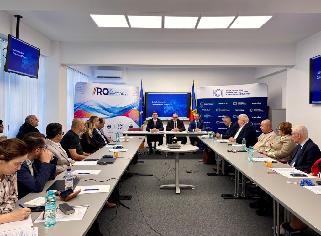 ICI București lansează RO AI Factory, infrastructură pentru dezvoltarea și testarea soluțiilor de inteligență artificială 1 ICI București lansează RO AI Factory, infrastructură pentru dezvoltarea și testarea soluțiilor de inteligență artificială
